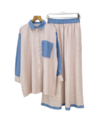 ONE SET ROK 112 KRIWIL PINK YANDED SALUR KAYYASATIN COLLECTION