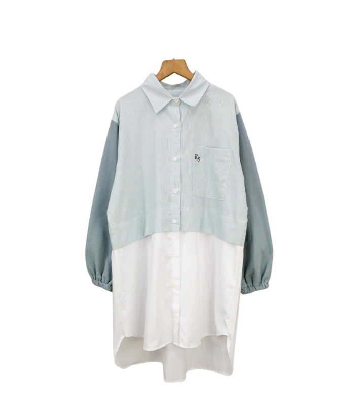 1 KEMEJA TUNIK 401 TOSCA FLEECE, YANDED DAN OXFORD KAYYASATIN COLLECTION - Gambar 1