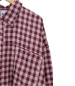 KEMEJA 403 KOTAK BURGUNDY KAYYASATIN COLLECTION - Gambar 4