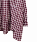 KEMEJA 403 KOTAK BURGUNDY KAYYASATIN COLLECTION - Gambar 6