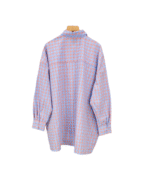 KEMEJA 363 BIRU SALUR KOTAK KAYYASATIN COLLECTION BARU - Gambar 2